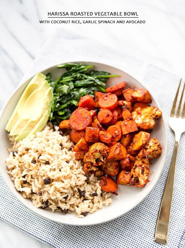 HARISSA ROASTED VEGETABLE BOWL