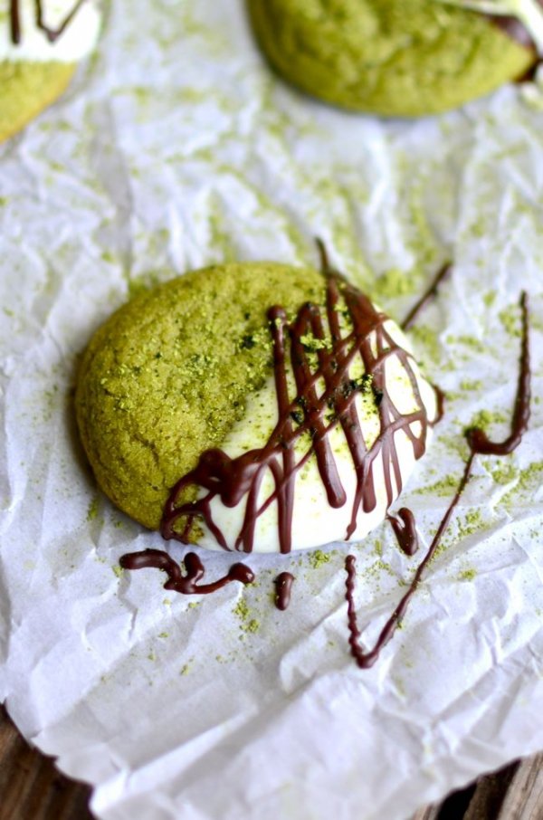 Matcha Green Tea Sugar Cookies