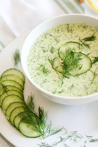 Cold Cucumber Soup