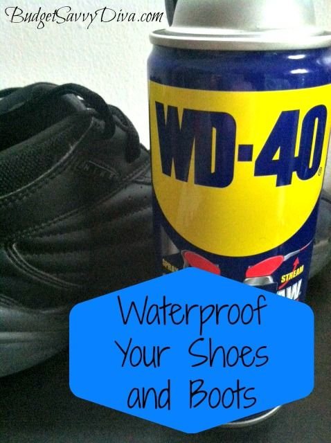 Use WD40 to Waterproof Your Boots and Shoes