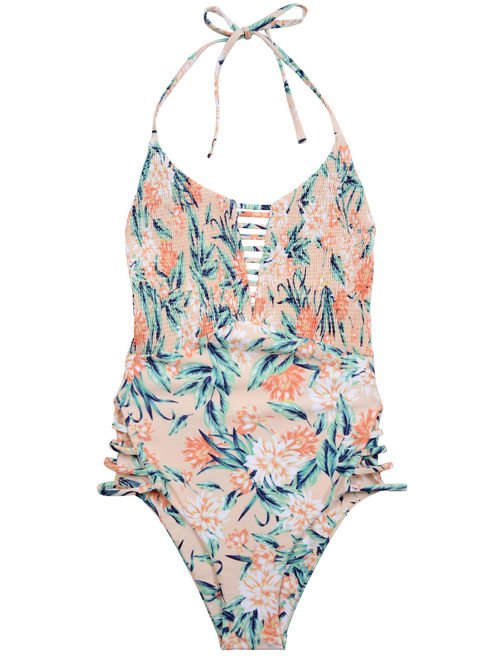 Tory Praver Seafoam Strappy One-piece