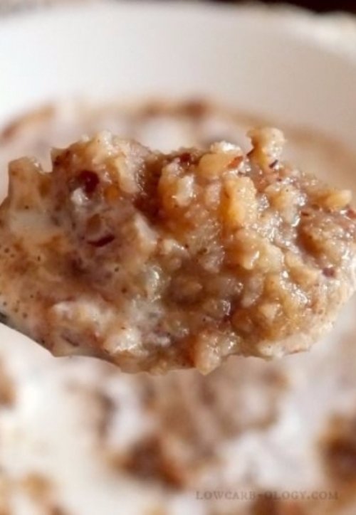 Low Carb Maple Almond Hot Cereal