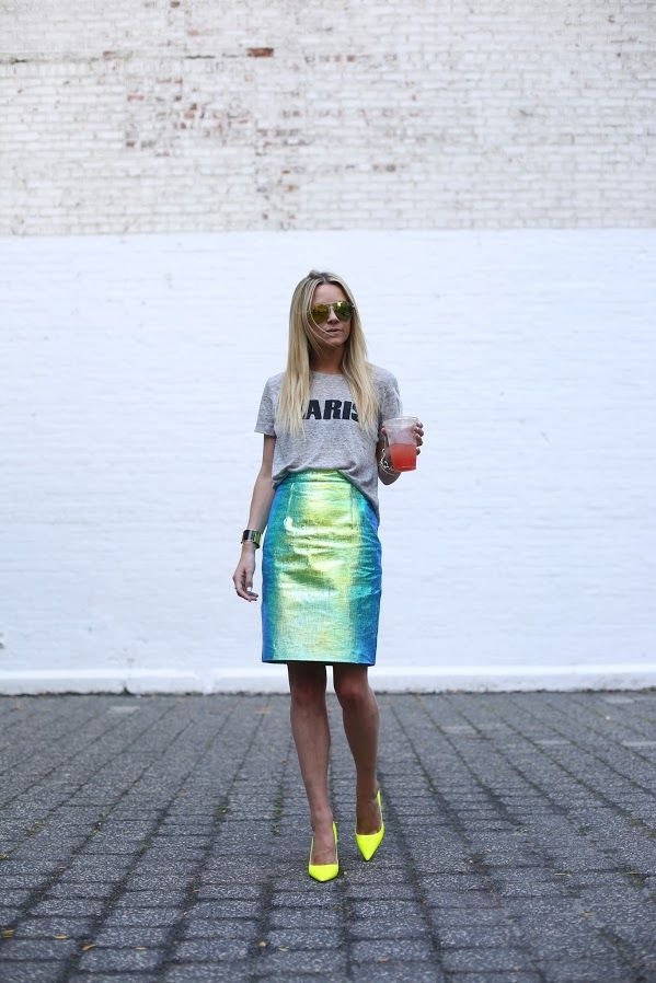 Dual Tone Skirt