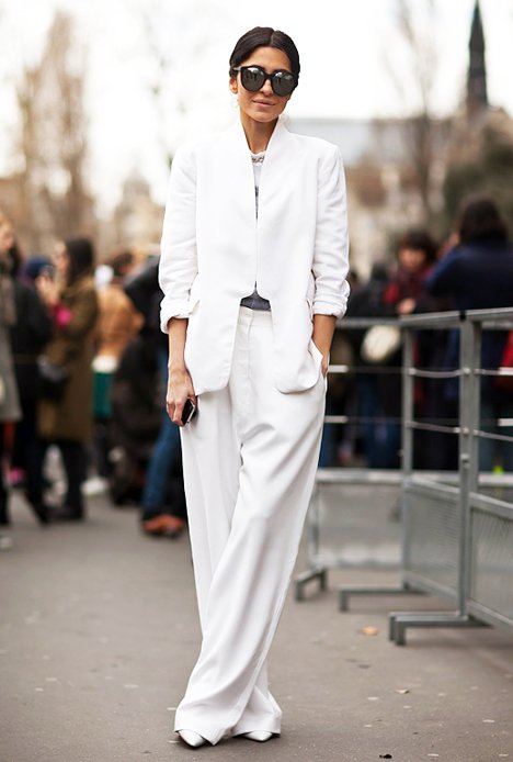 White Blazer and Pants