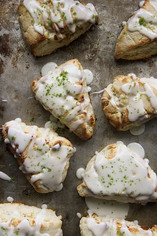 Coconut Lime Scones