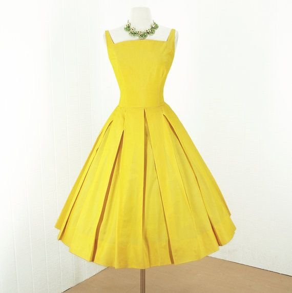 Daffodil Yellow Dress