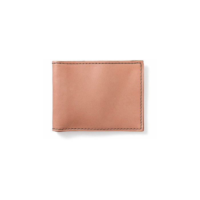 Filson Small Leather Bi-Fold Wallet, Natural