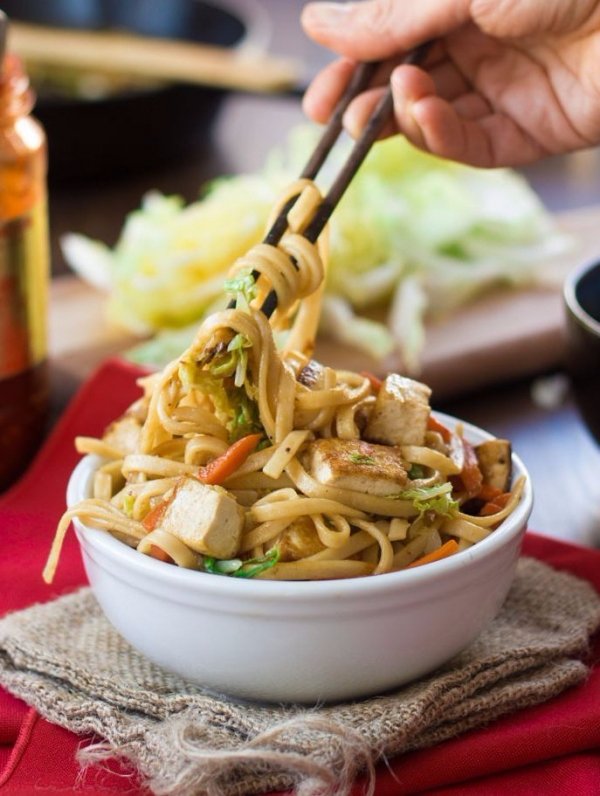 Vegan Shanghai Noodles