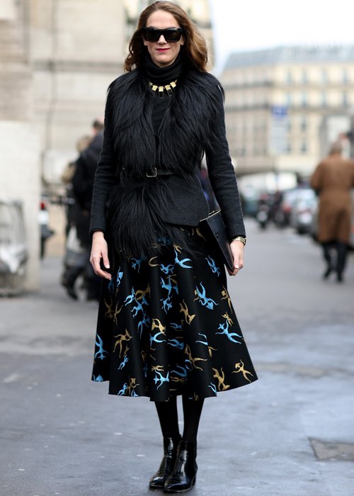 A Simple Outfit with a Furry Vest