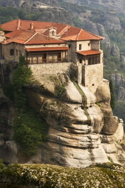 Meteora,building,ruins,ancient history,monastery,