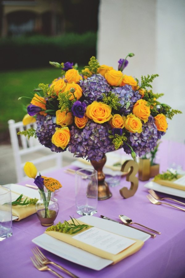 Lilac and Yellow