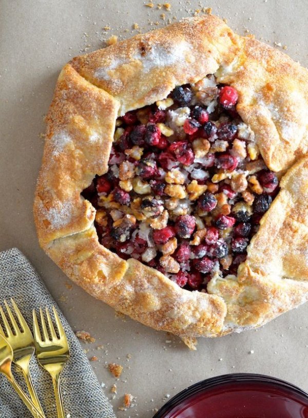 Cranberry Walnut Galette