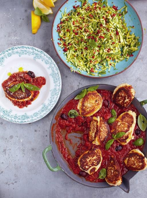 Ricotta Fritters with Tomato Sauce