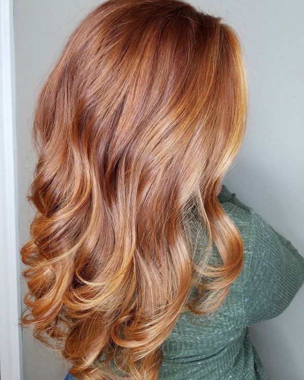 hair, blond, human hair color, layered hair, caramel color,