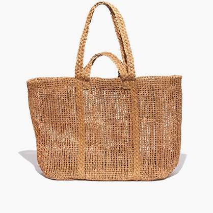 Corsica Straw Beach Tote