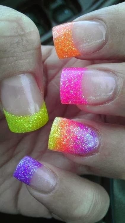 Neon Sparkles Are 80s with a Modern Twist