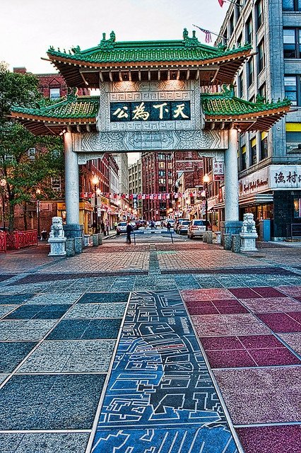 China Town Gate,Chinatown,landmark,town,temple,