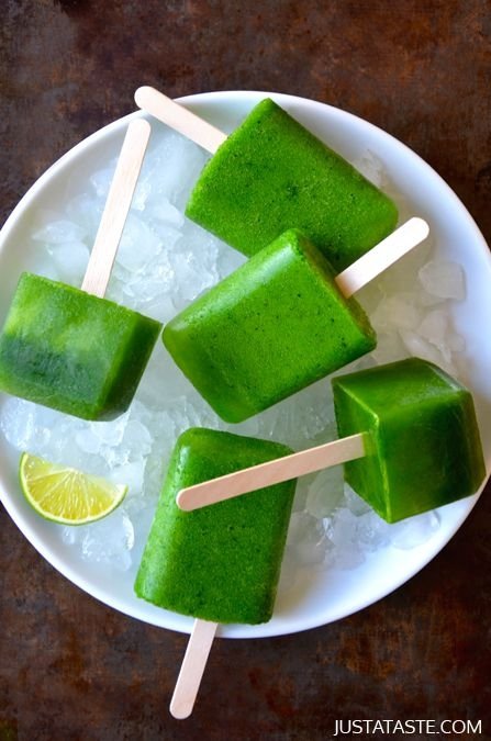 Green Juice Popsicles