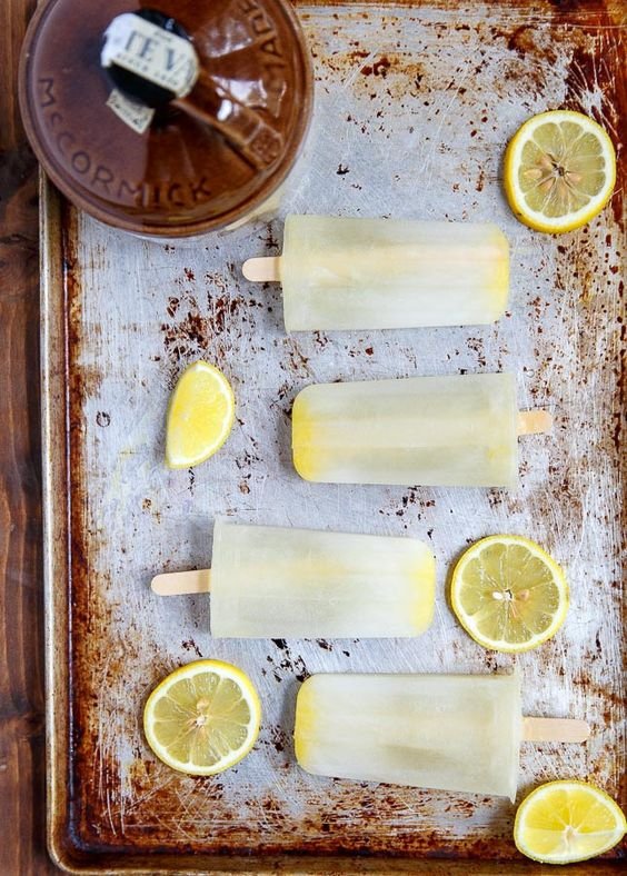 Lemonade Moonshine Popsicles