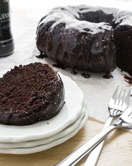 Dark Chocolate Guinness Cake