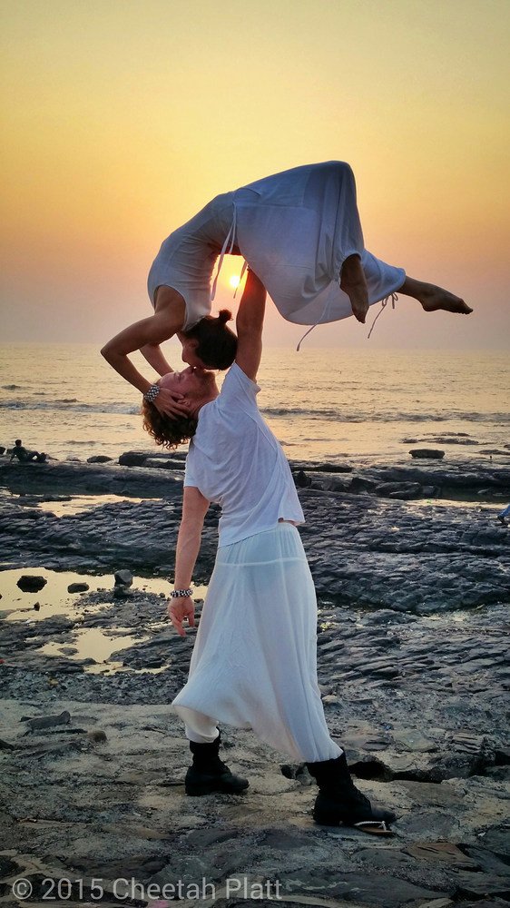 On the Beach at Mumbai, India