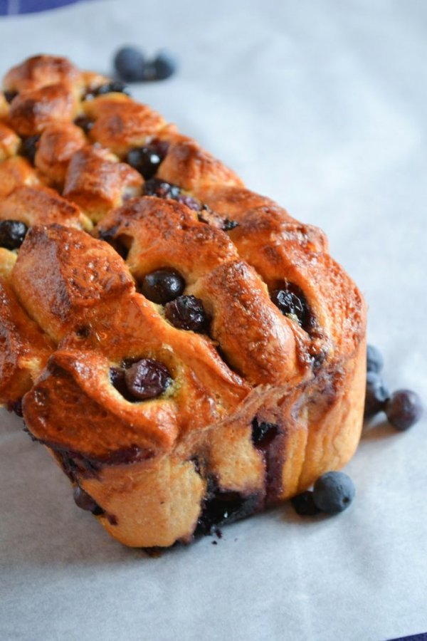 Blueberry Tear and Share Loaf