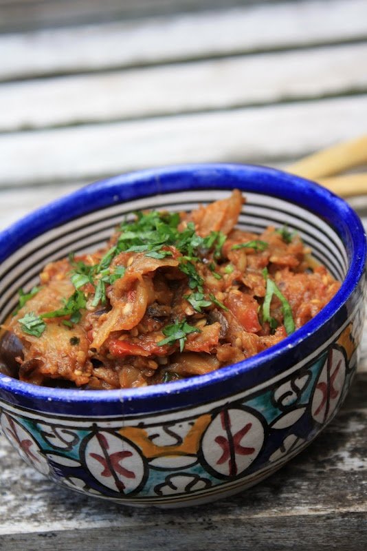 Zaalouk - Serve This Eggplant Dip with Flat Bread