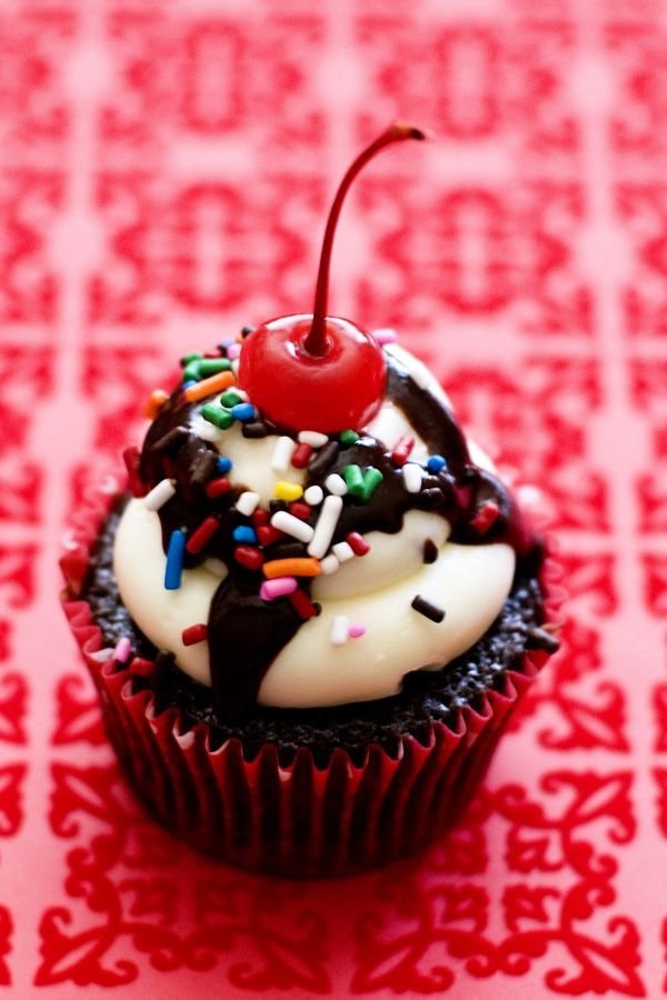 Ice Cream Sundae Cupcakes