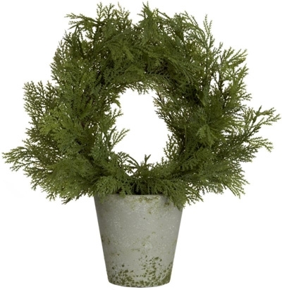 Cedar Wreath Topiary