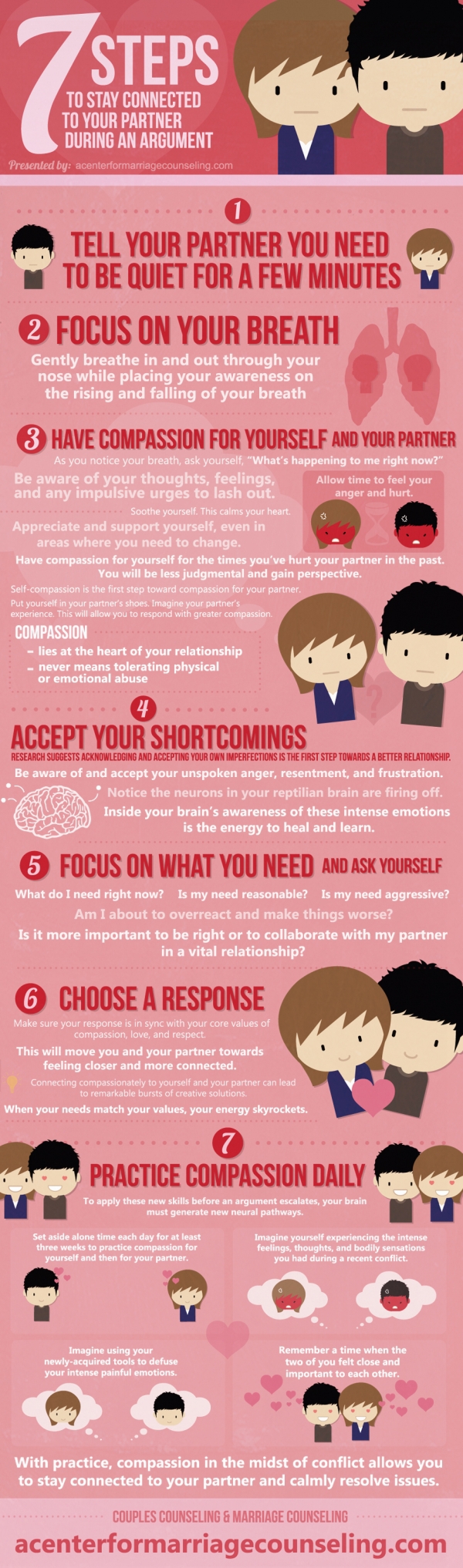 7 Steps to Stay Connected to Your Partner during an Argument