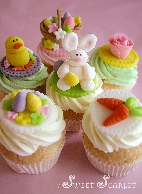 Cupcakes de Pascua