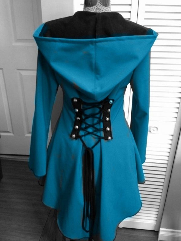 Blue Red Riding Hood Raincoat