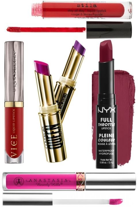 beauty, lip, cosmetics, lip gloss, magenta,