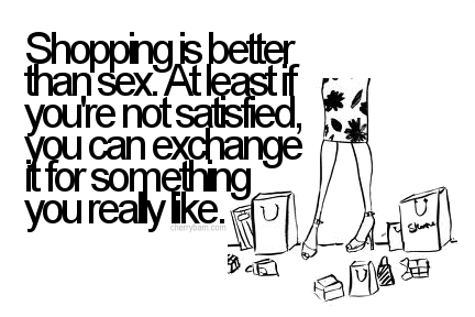 Shopping Beats Sex