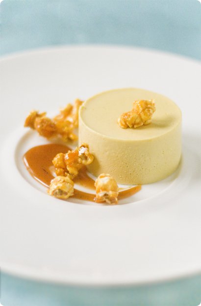 Popcorn Panna Cotta