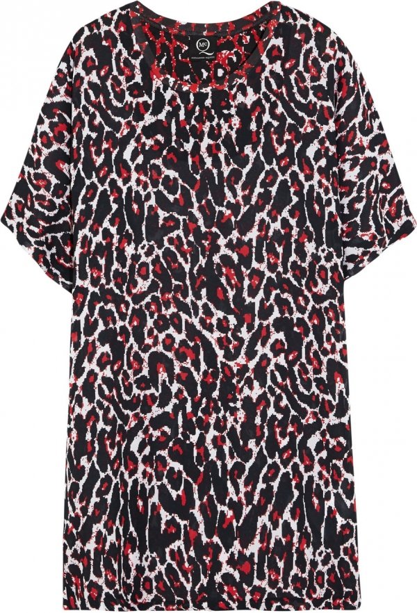 McQ Alexander McQueen Leopard Print Dress