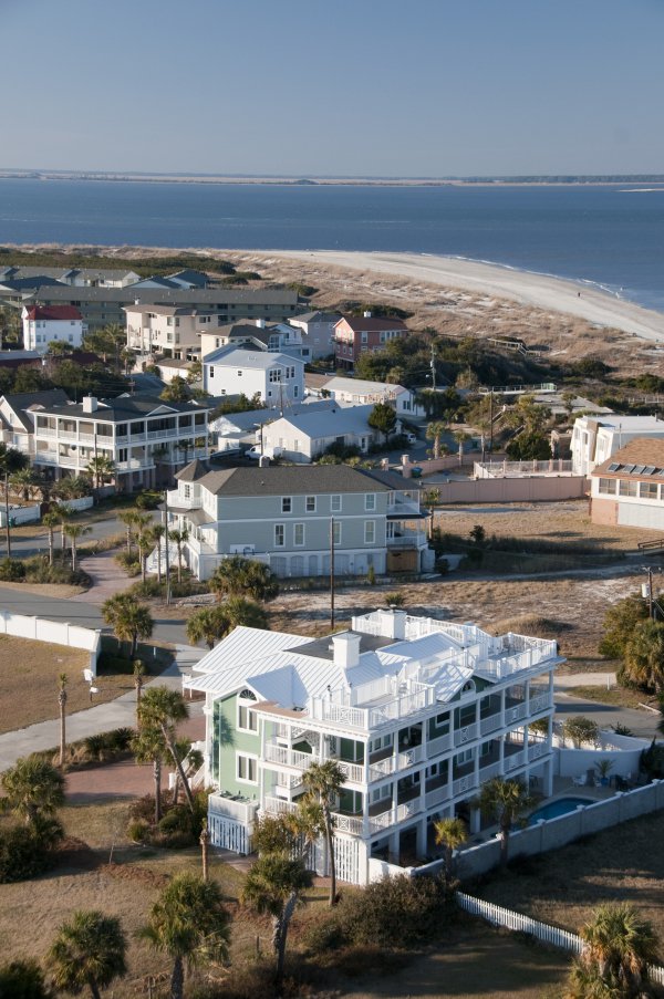 body of water, residential area, suburb, sea, city,