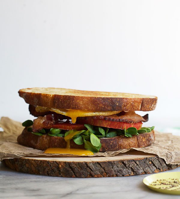 A “fancy-ass BLT”