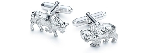 Bull and Bear Cuff Links