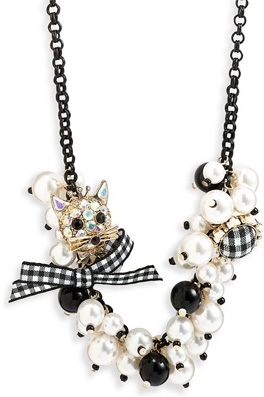 Vintage Betsey Cluster Statement Necklace