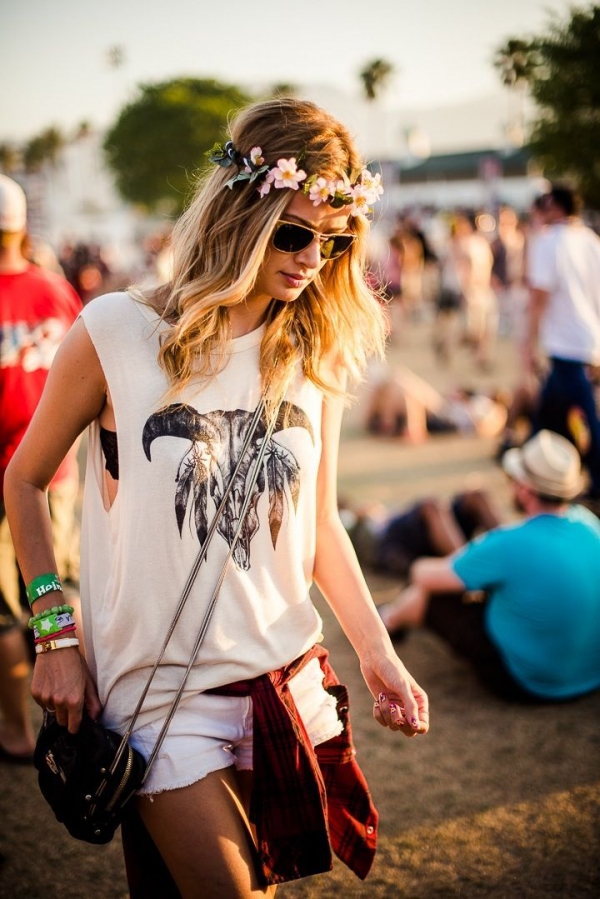 Edgy Muscle Tee + Bandeau Bra