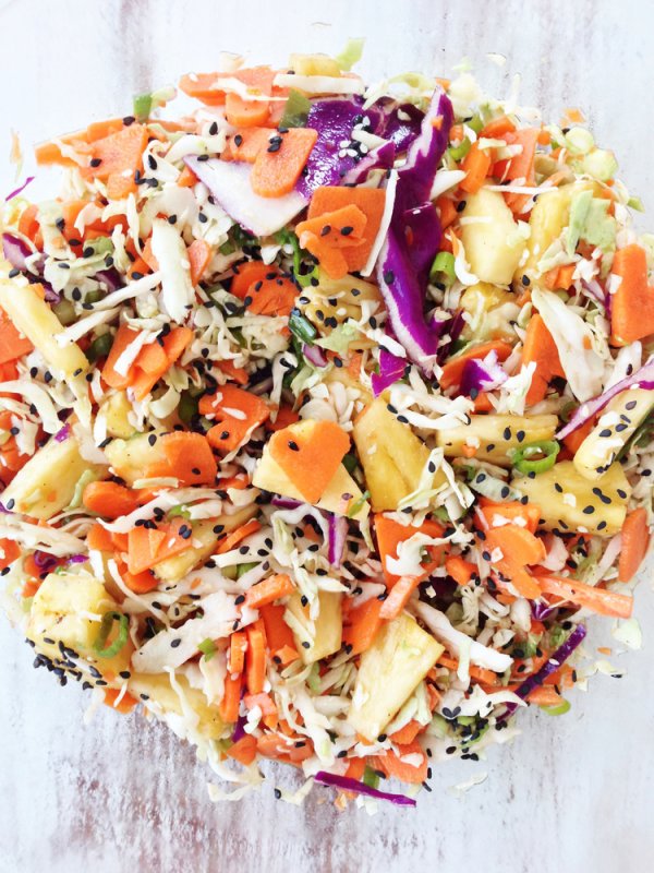 Skinny Hawaiian Slaw