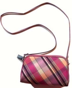 Plaid Cross-Body Purse