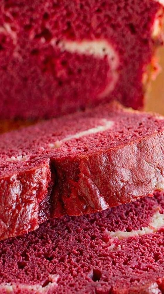 Red Velvet Quick Bread