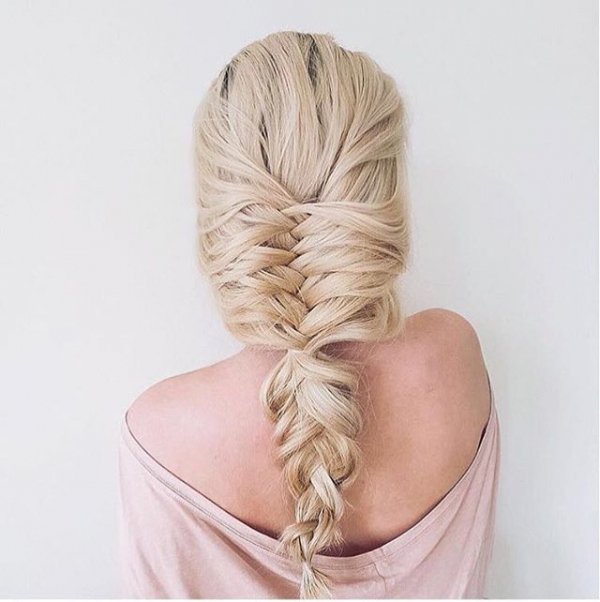 hair, hairstyle, braid, blond, french braid,