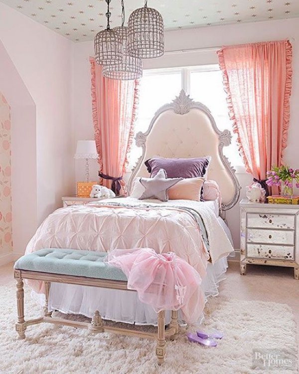 pink, room, product, bed, furniture,