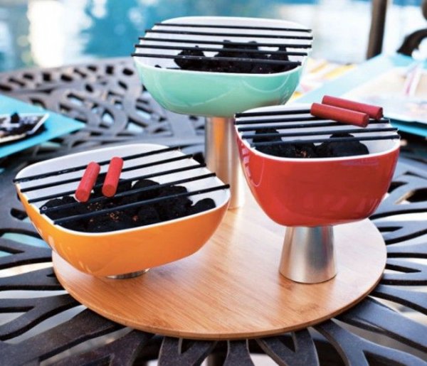 Mini Grill Centerpieces Are Adorable