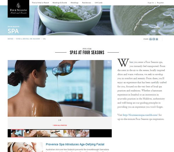 Four Seasons Hotel Spa