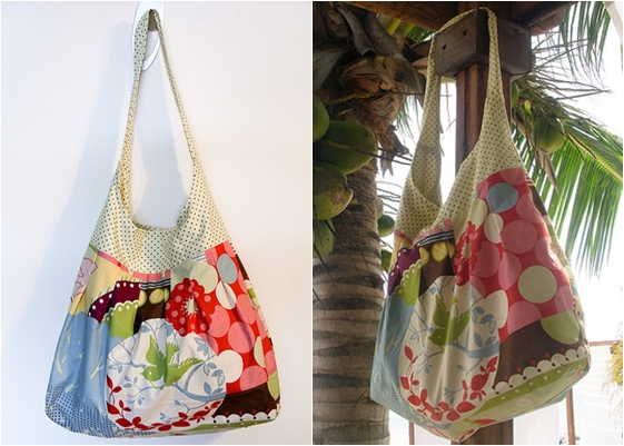 Pleated Beach Bag