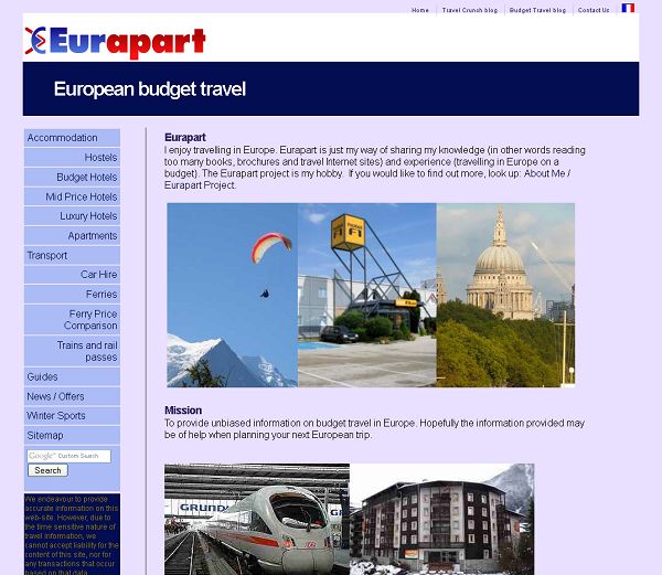 travel websites in europe